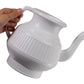 Pair of White & White Lota | Bodna | Toilet Wash Jug | 2.25 Liters