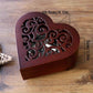 Beautiful Wooden Heart Shaped Windup Music Box | Plays Iconic Kuch Kuch Hota Hai tune | Great Desi Gift - Desify