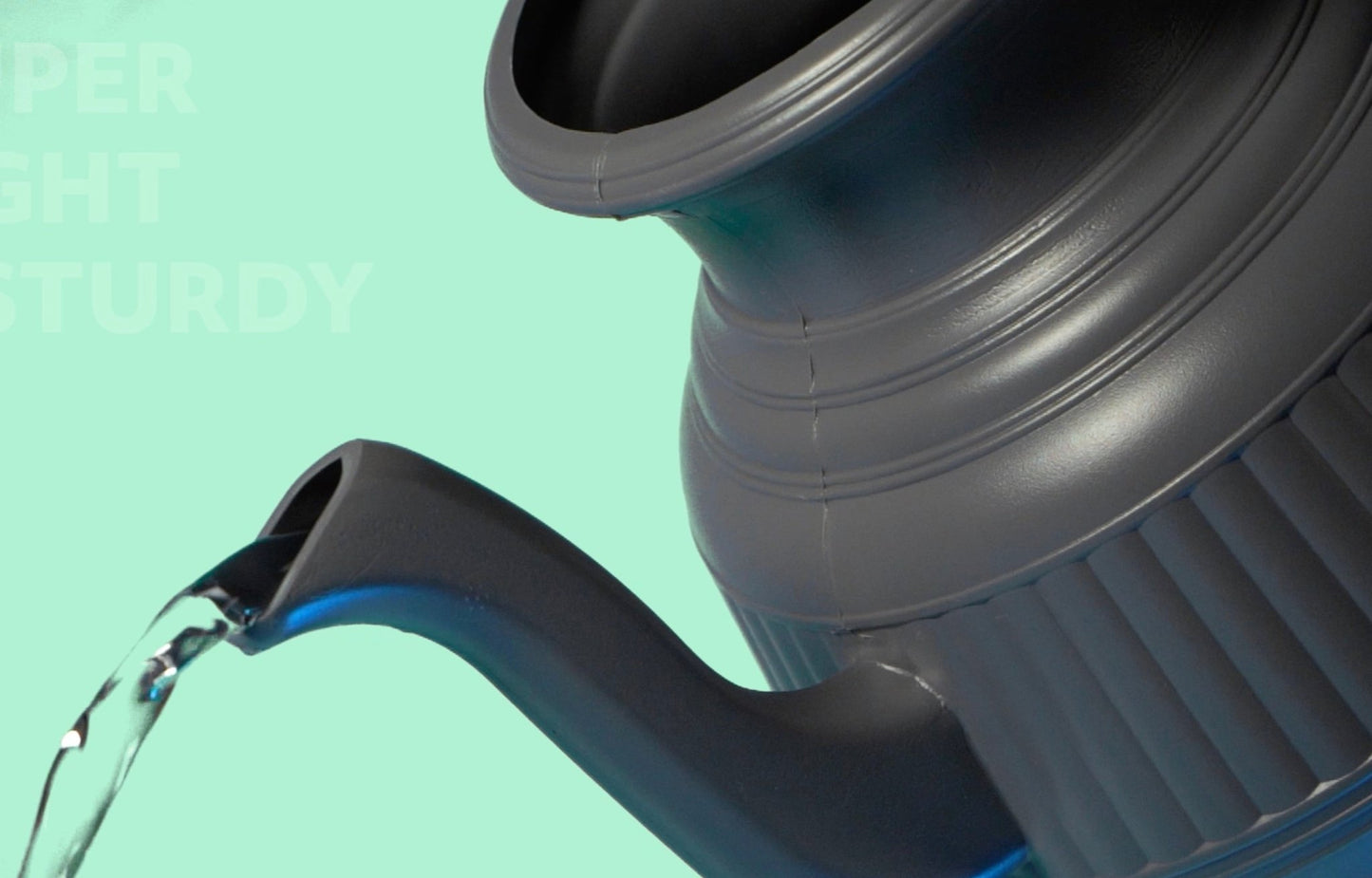 Lota | Bodna | Toilet Wash Jug | 2.25 liters | Plastic (Gray) - Desify